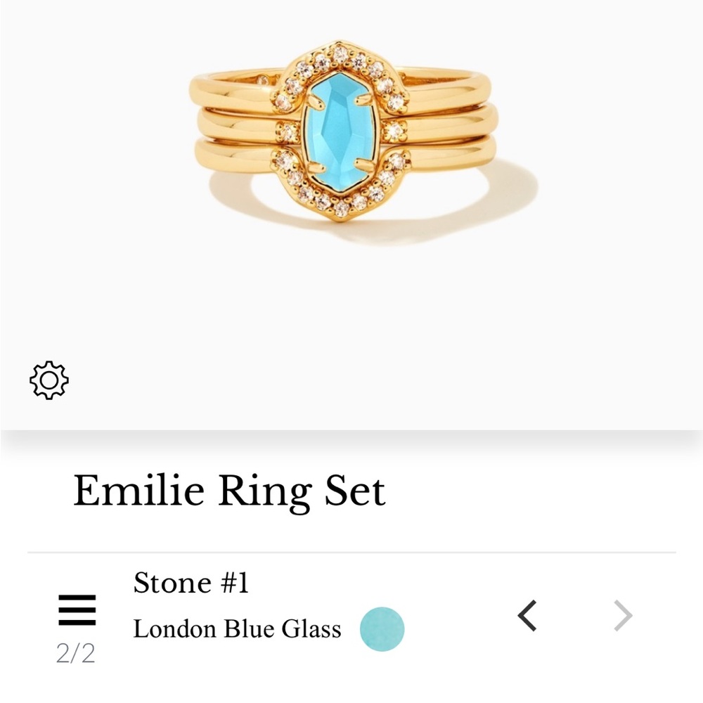 Kendra Scott Emilie Ring Set